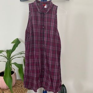 H&M flannel dress